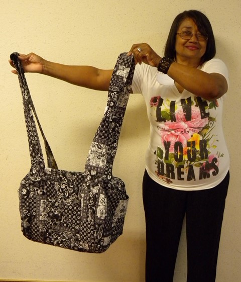 Diane La Foe - Black and White Bag
